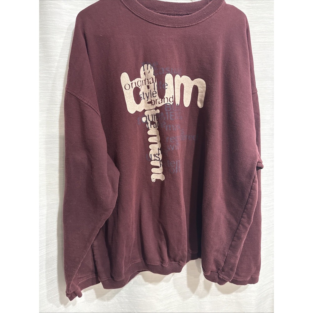 VINTAGE BUM Equipment Sweatshirt Men XL  Y2K *